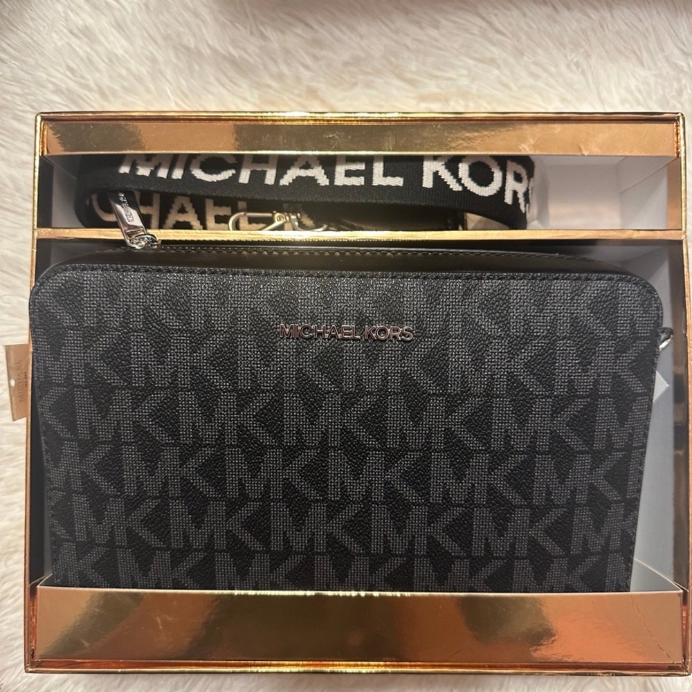 NWT Michael Kors black crossbody bag